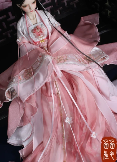 BJD Clothes Female Ancient Suit (Ruo Shi) for MSD/Large SD girl Size Ball-jointed Doll