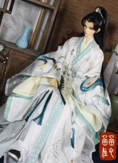 BJD Clothes Male Ancient Suit for Loongsoul73cm Size Ball-jointed Doll