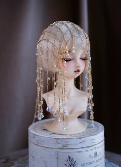 BJD Accessaries Golden Headband [Man Tianxing] for SD Size Ball-jointed Doll