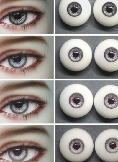 BJD Gray 10mm 12mm 14mm 16mm 18mm eyeballs for ball-jointed doll