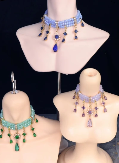 Mococos BJD Accessory Crystal Zircon Necklace for 1/3 ID75 Ball-jointed Doll