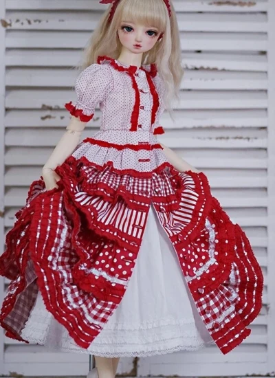 RaCoCo BJD Clothes Tiered Dress for 1/3 SD10 SDGR Ball-jointed Doll
