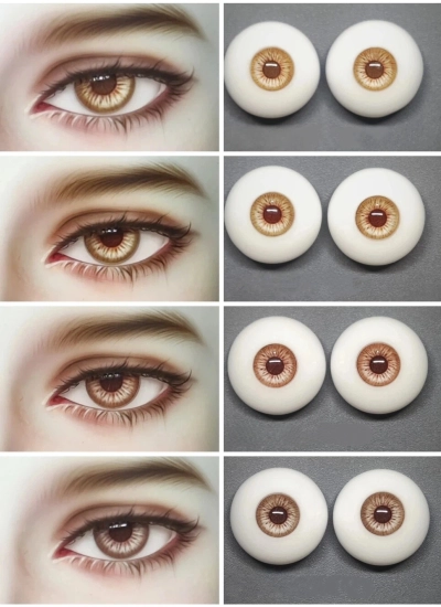 BJD Yellow 10mm 12mm 14mm 16mm 18mm eyeballs for ball-jointed doll