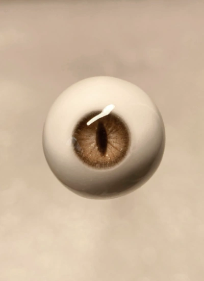 ドール用アイ レジンアイ リアル風 石膏+樹脂アイ ブラウン 10mm/12mm/14mm/16mm/18mmサイズ人形用 BJD