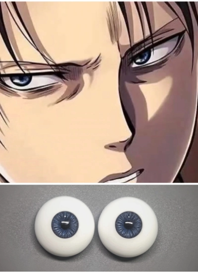 BJD Attack on Titan-Levi Ackerman【JR1】8mm 10mm 12mm 14mm 16mm 18mm eyeballs for ball-jointed doll