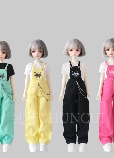 BJD Clothes Overalls for OB24 1/6 1/4 1/3 Ball-jointed Doll