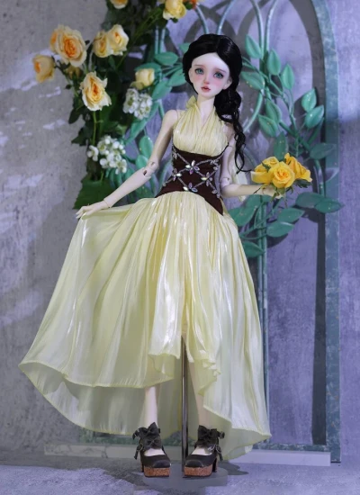 Shang Shang BJD Clothes Glassy Silk Dress for 1/4 Size Ball Jointed Doll