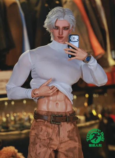 BJD Clothes Multicolor Stretch Turtleneck Base Layer Top for 75-77cm Size Ball-jointed Doll
