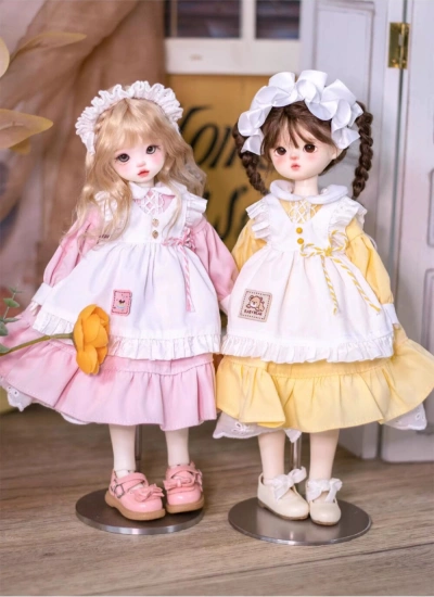 BJD Clothes Cute Maid Dress Set for 1/6 Size Ball-jointed Doll