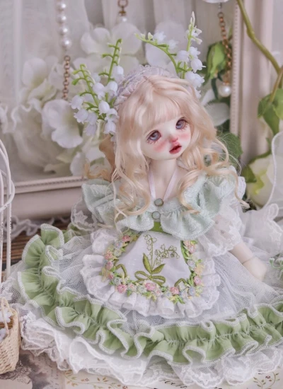 BJD Clothes Lily of the Valley Lolita Style Dress for 1/6 Size Ball-jointed Doll