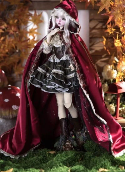 BJD [ Little Red Riding Hood ] Clothes for Girl MSD Size Ball-jointed Doll
