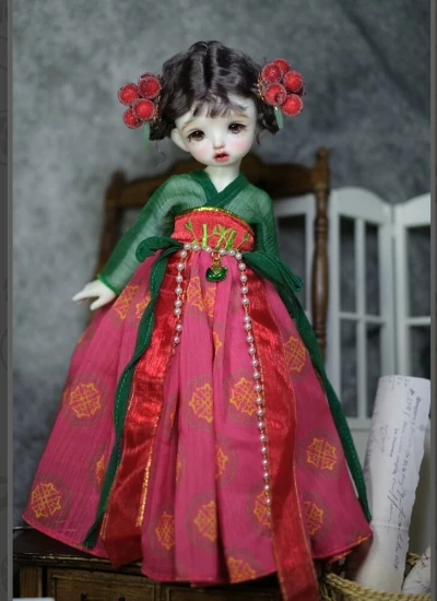 BJD Clothes Hanfu in Ancient Style Dress for 1/6 Size Ball-jointed Doll