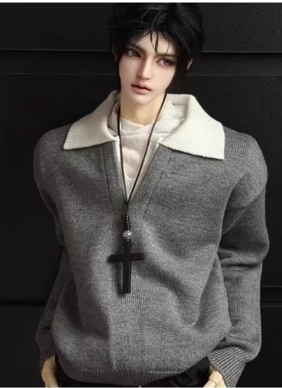 Nass BJD Clothes Four-color Roll-neck Sweater for 75cm Size Ball Jointed Doll