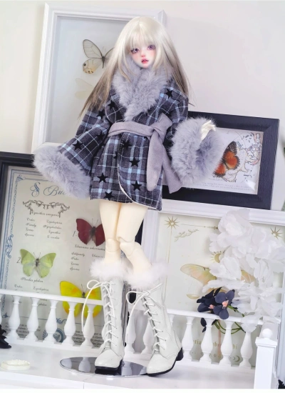 BJD Clothes Winter Coat for 1/4 Size Ball-jointed Doll