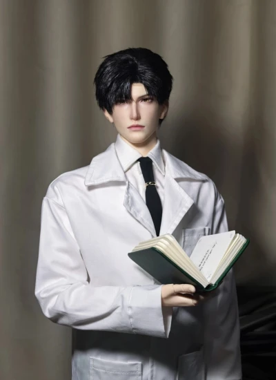 BJD Clothes Doctor's White Coat for 75cm 77cm Size Ball-jointed Doll