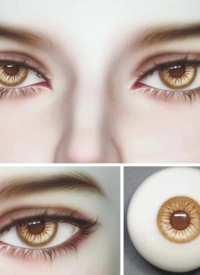 BJD【Yellow】8mm 10mm 12mm 14mm 16mm 18mm eyeballs for ball-jointed doll