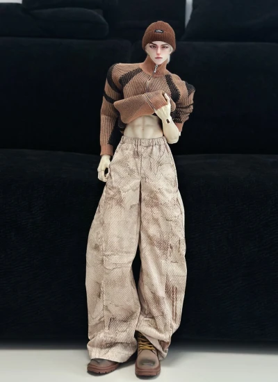 BJD Clothes Wide-leg Pants for 75cm 77cm Size Ball-jointed Doll