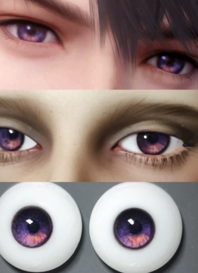 BJD【purple】8mm 10mm 12mm 14mm 16mm 18mm eyeballs for ball-jointed doll