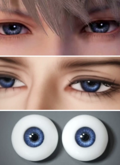 BJD【blue】8mm 10mm 12mm 14mm 16mm 18mm eyeballs for ball-jointed doll