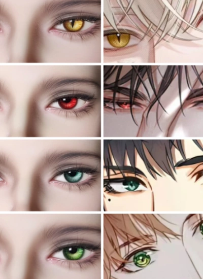 BJD【Light and Night Love】8mm 10mm 12mm 14mm 16mm 18mm eyeballs for ball-jointed doll