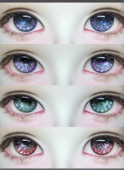 BJD Star Glow Plaster Eyes 12mm 14mm 16mm 18mm Eyeballs for Ball-jointed Doll