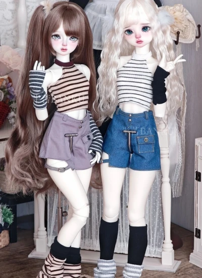 BJD Clothes Top Shorts for OB24 1/6 1/4 1/3 Ball-jointed Doll