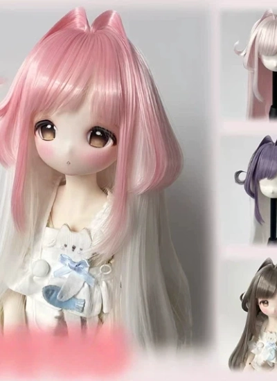 MQQ BJD Wig Style Hair for 1/4 1/3 Ball-jointed Doll