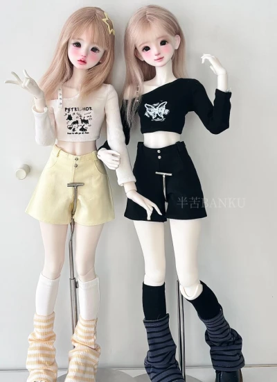 BJD Clothes Top Shorts for OB24 1/6 1/4 1/3 Ball-jointed Doll