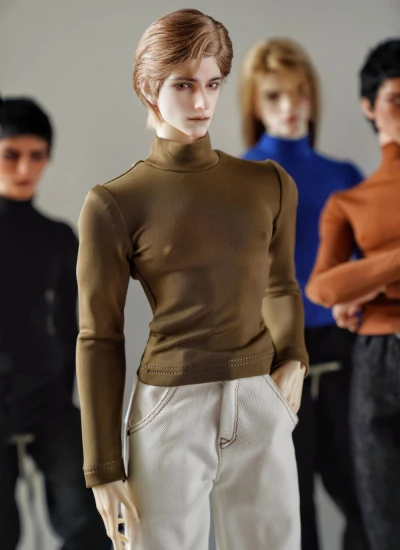 BJD Clothes Stretchy Turtleneck Top for Special 1/4 Size Ball-jointed Doll