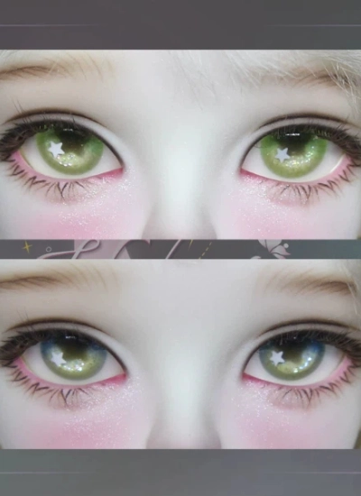 BJD Five Pointed Star Plaster Eyes 12mm 14mm 16mm 18mm Eyeballs for Ball-jointed Doll