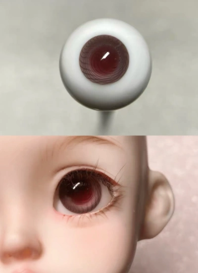 BJD Glass Eyes Red 10mm 12mm 14mm 16mm 18mm eyeballs for ball-jointed doll