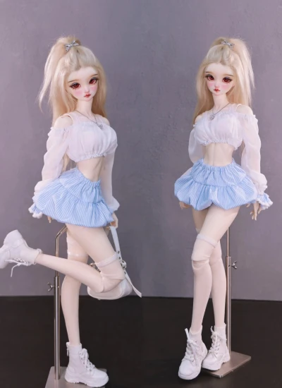 BJD Clothes Girl Cute Bud-shaped Skirt Set for 1/4 1/3 68cm Size Ball-jointed Doll