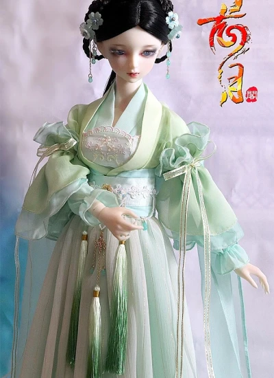 BJD Clothes Ancient Style Dress Set for 1/6 1/4 1/3 60-69cm Ball Jointed Doll