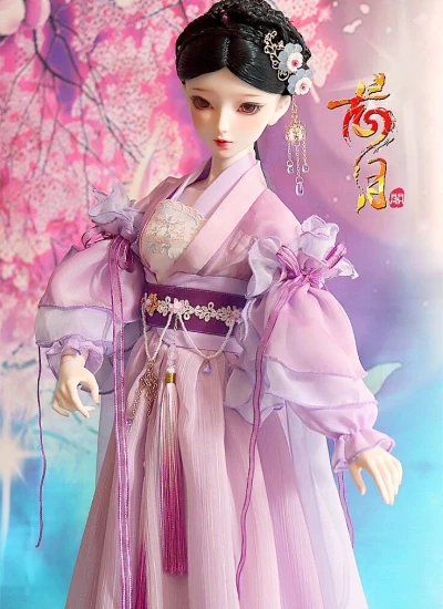 BJD Clothes Ancient Style Dress Set for 1/6 1/4 1/3 60-69cm Ball Jointed Doll