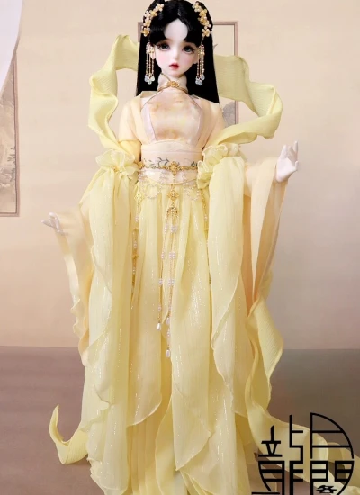 BJD Clothes [Yue Gui] Ancient Style Dress Set for 1/4 1/3 60-69cm Ball Jointed Doll