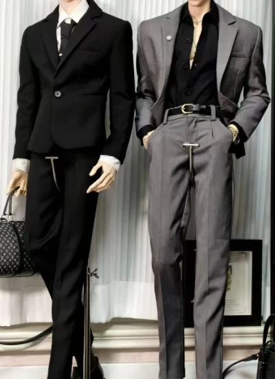 ChicMolly BJD Clothes Slim-fit Suit 4-piece Set for 73cm 75cm 77cm Size Ball Jointed Doll