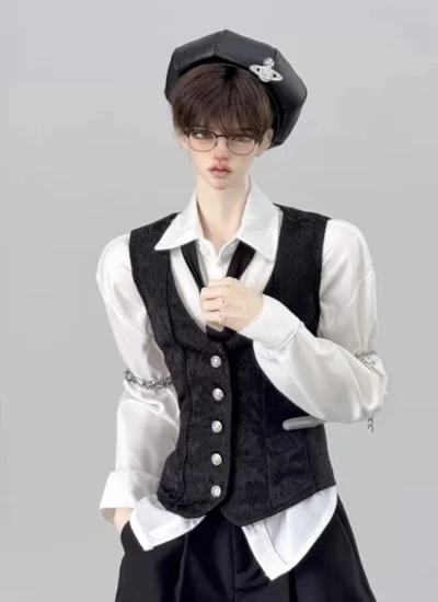 ChicMolly BJD Clothes Slim-fit Vest for 73cm 75cm 77cm Size Ball Jointed Doll