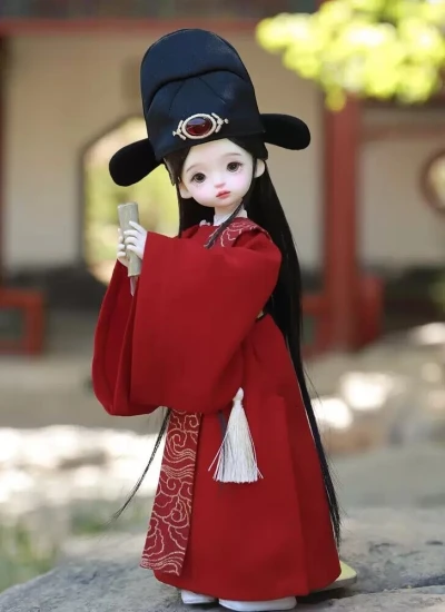 BJD Clothes Zhuangyuan Robe Set for 1/6 Size Ball-jointed Doll