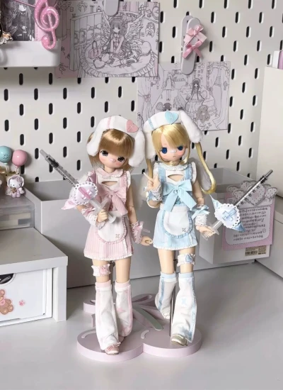BJD Clothes Nurse Uniform Set for Azone OB22 Size Ball-jointed Doll