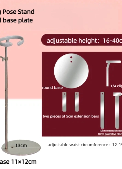 Smile On Sunny Day BJD Flying Pose Stand Square & Round Base Plate for MSD Size Ball-jointed Doll