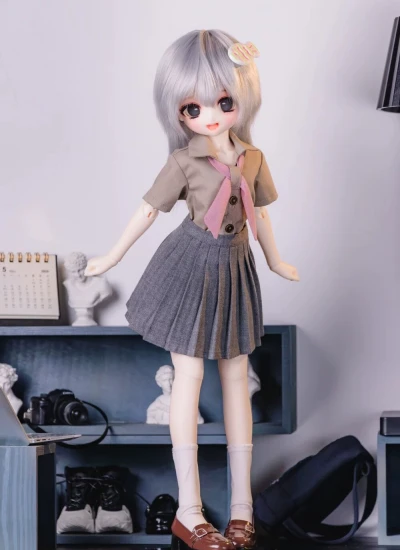 BJD Clothes A529 5-Color Pleated Skirt for 1/4 1/3 SD10 Popo68 Loongsoul73 ID75 Size Ball-jointed Doll
