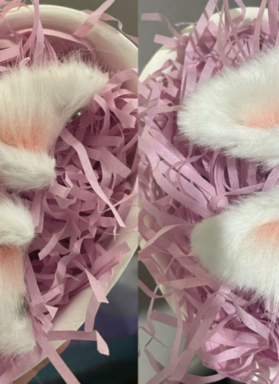 BJD Samoyed Dog Ears and Tail for MSD/SD/70cm Ball-jointed Doll