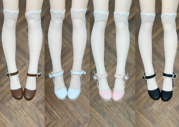 BJD Shoes Pointed Toe Single Strap High Heels Shoes for azone/ob22 Size Ball Jointed Doll