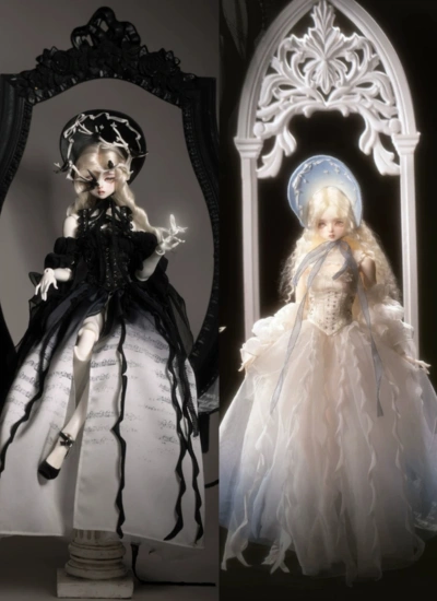 BJD Ling Yin & Ye Qu Outfit for 1/4 body Ball-jointed Doll
