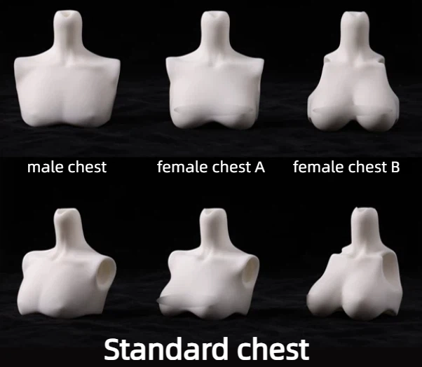 BJD Chest Part/Arm for Pin Pin Le 1/4 Size Ball-jointed doll