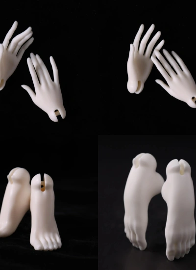BJD High Heel Feet/Hands/Ballet Feet for Pin Pin Le 1/4 Size Ball-jointed doll
