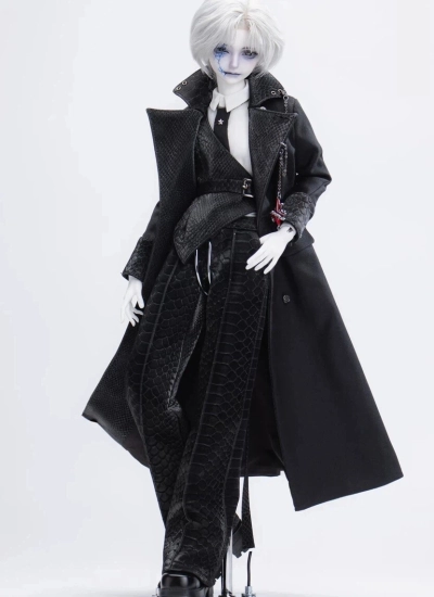 BJD Clothes【Reverse Spire】Cool Windbreaker Style Set for Large MSD Size Ball-jointed Doll