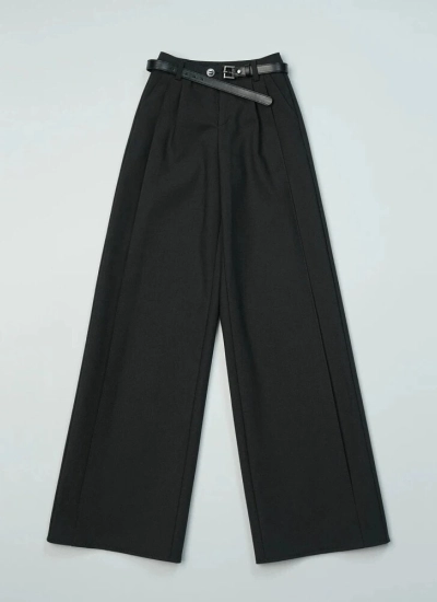 BJD Clothes Black Wide-leg Pants 77BC-0007 (77CM) for 77cm Ball-jointed Doll