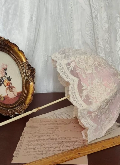 Beverly Riverside BJD Openable Vintage Pink Long Handle Parasol for MSD/SD Size Ball-jointed Doll