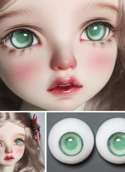 BJD【Green】 8mm 10mm 12mm 14mm 16mm 18mm eyeballs for ball-jointed doll